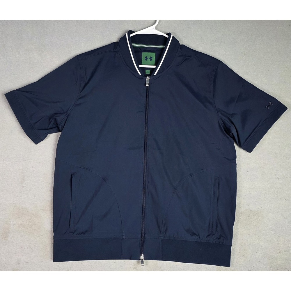 Men's‎ Under Armour Premier Wind Jacket Full Zip Short Sleeve Sports Athletic